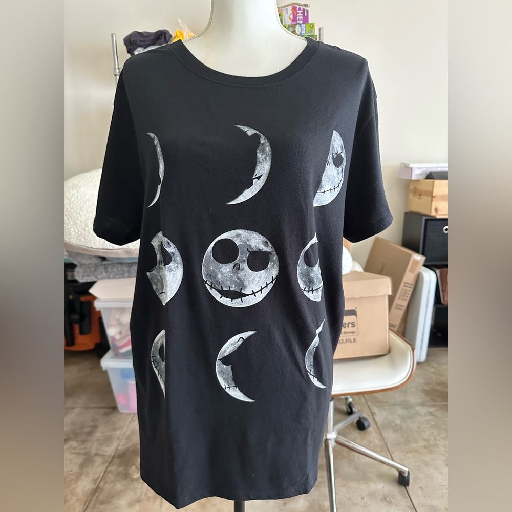 Disney Jack Skellington Moon Phase T-Shirt - Size XXL